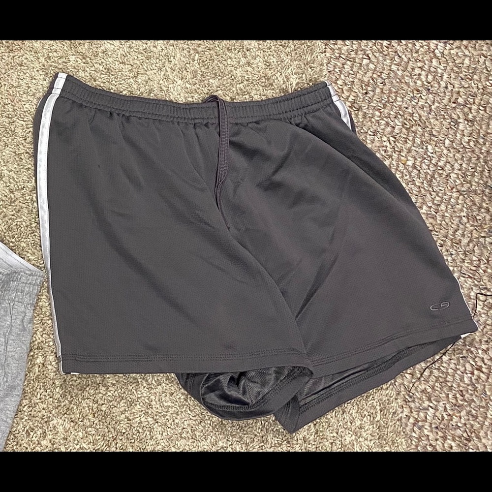 Gray champion shorts